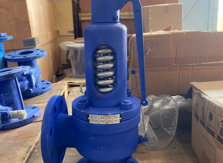 VAN AN TOÀN CÓ TAY GẠT THÉP CACBON NỐI REN ARITA MODEL ARV-207SE(LE)