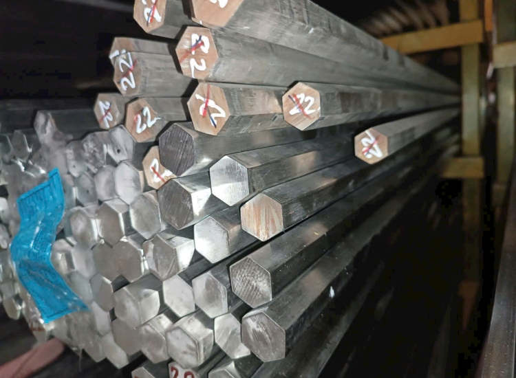 THANH LỤC GIÁC INOX 304|316 PHI 22|S304|316 Stainless Steel Hexagon Bar | Diameter 22mm