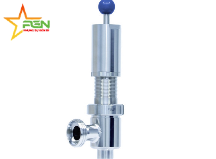 VAN AN TOÀN ÁP SUẤT INOX VI SINH DÙNG CHO DƯỢC PHẨM M&S|M&S PRESSURE RELIEF VALVE