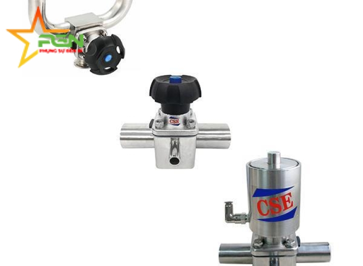 Van màng 3 chiều - Inox Vi Sinh 304/316