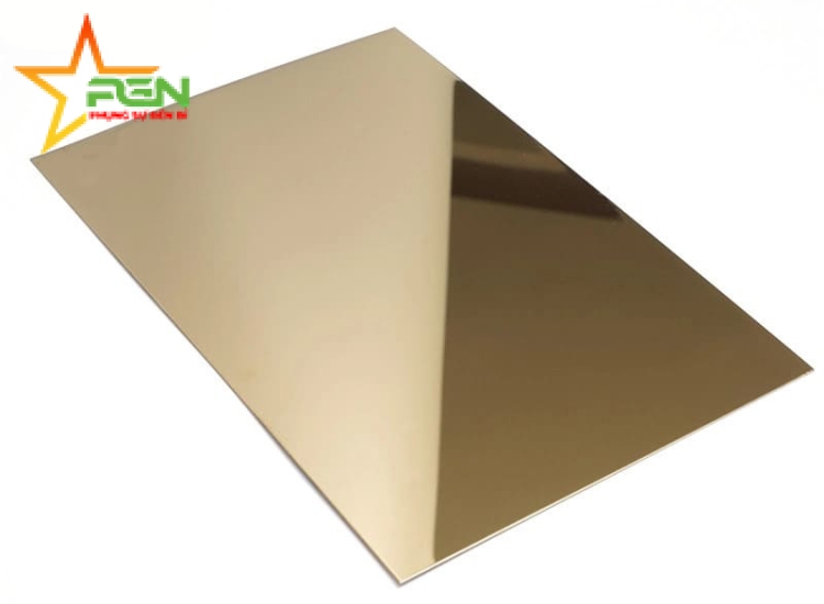 TẤM INOX GƯƠNG CHAMPAGNE
