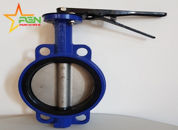 VAN BƯỚM TAY GẠT KÈM CÔNG TẮC GIÁM SÁT ARITA -PN16APL/ARITA-CI-BUTTERFLY-LEVER-LIMITH-SWITCH-CBV-L-UF-PN16APL-210N