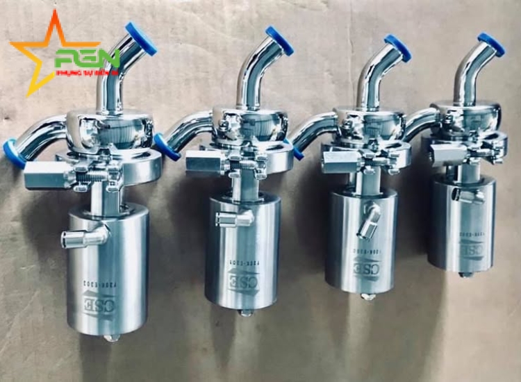 VAN CHỮ Y ĐÓNG MỞ BẰNG KHÍ NÉN - INOX VI SINH