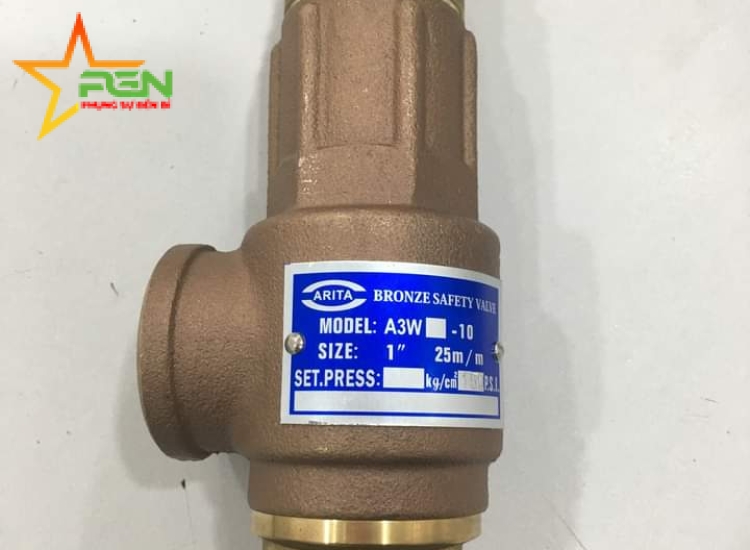 VAN AN TOÀN KHÔNG TAY GẠT ĐỒNG | A3W/ ARV-907SE/ARITA-BRONZE-SAFETY-VALVE-SE-ARV-907SE-ARV-907SELE