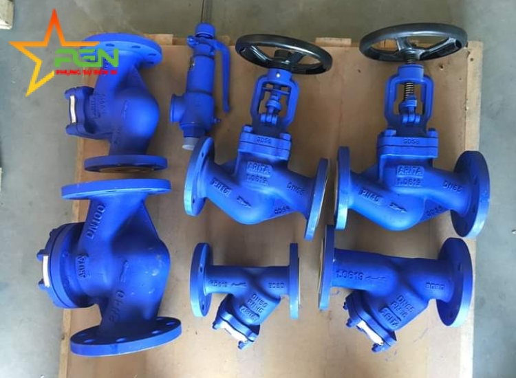 VAN CẦU GANG NỐI BÍCH | PN16 - PN40 | ARITA/ ARITA - CI GLOBE VAN S-PARTTERN PN16 FE