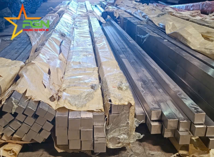 THANH LÁP VUÔNG ĐẶC INOX 304|316 - 25x25|Stainless Steel Square Bar 25 x 25 - 304|316