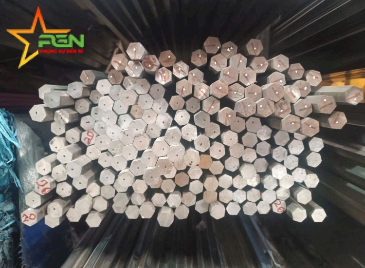 THANH LỤC GIÁC INOX 304|316 PHI 24|S304|316 Stainless Steel Hexagon Bar | Diameter 24mm