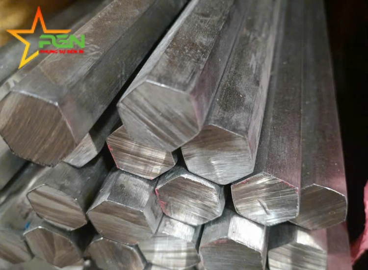 THANH LỤC GIÁC INOX 304|316 PHI 32|S304|316 Stainless Steel Hexagon Bar | Diameter 32mm